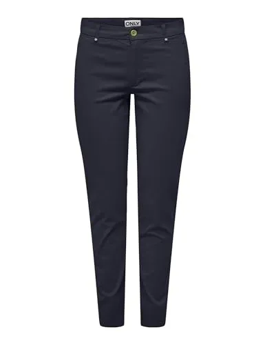 ONLY Onlsura MW Stud Chino Pantaloni S/32L Night Sky
