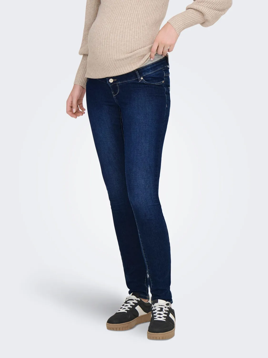 ONLY Maternity Olmrose jeans skinny premaman vita alta
