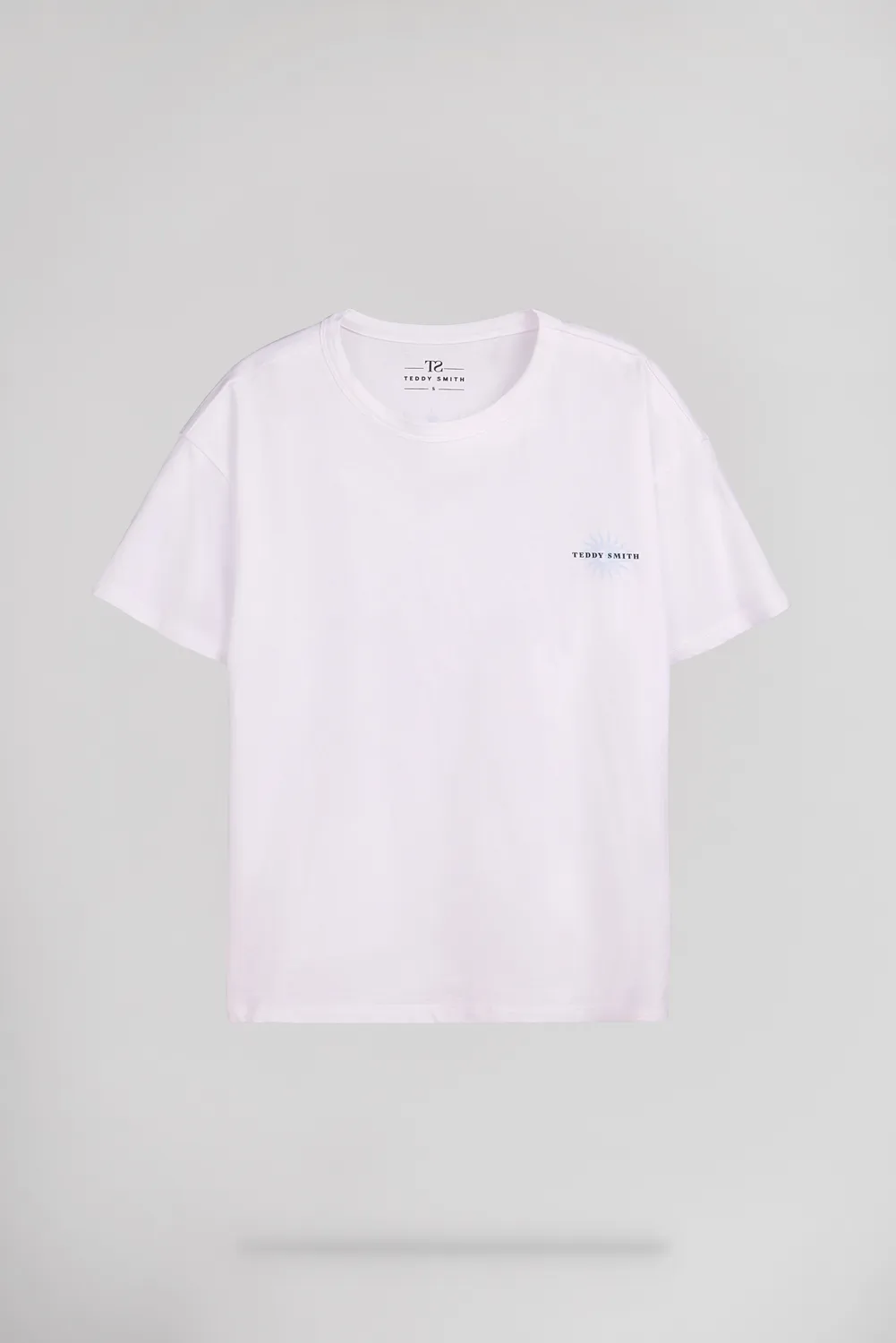 Teddy Smith Leyane MC t-shirt oversize bianca donna