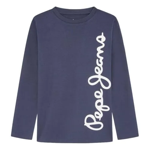 Pepe Jeans Waldo T-Shirt Uomo Maniche Lunghe Logo