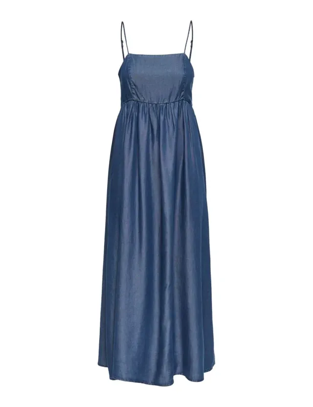 ONLY Onlpema Long String Smock Dress vestito lungo L