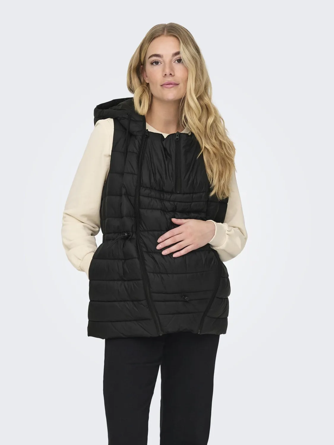 ONLY Maternity Olmmama gilet premaman trapuntato 3 in 1