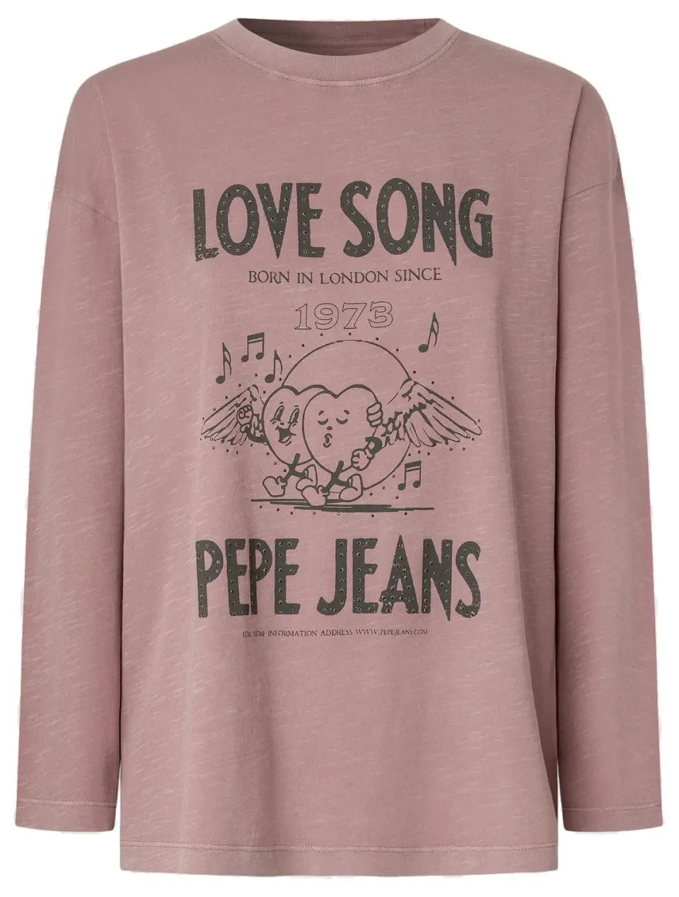 Pepe Jeans Bee maglia donna maniche lunghe con borchie