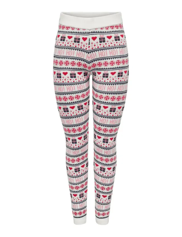 ONLY Onlxmas Present Pant Knt leggings maglia taglia M