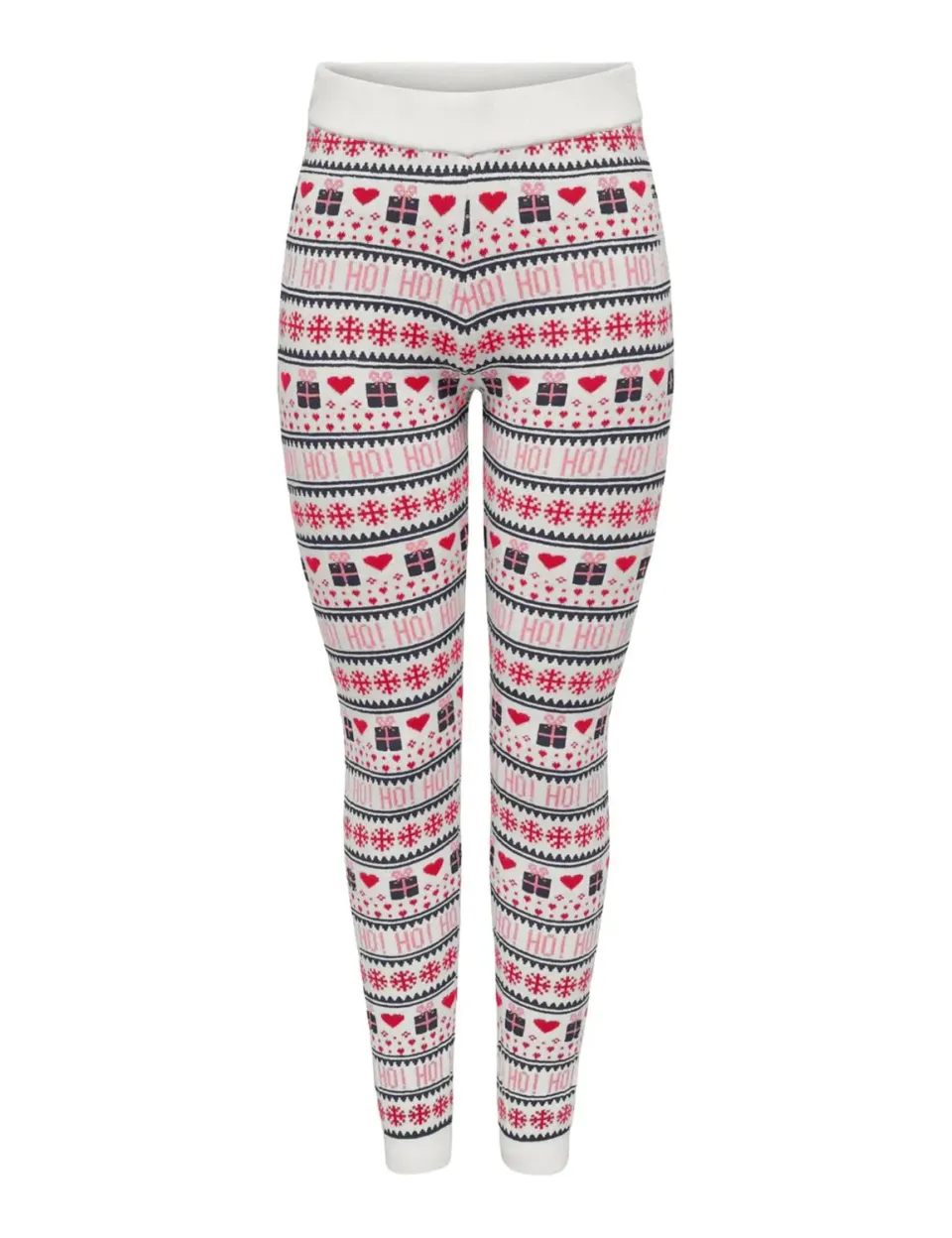 ONLY Onlxmas Present Pant Knt leggings maglia taglia M