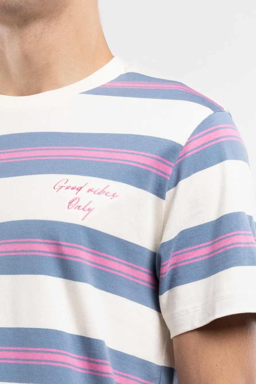 Teddy Smith T-Artus MC T-Shirt Loose Uomo Cream