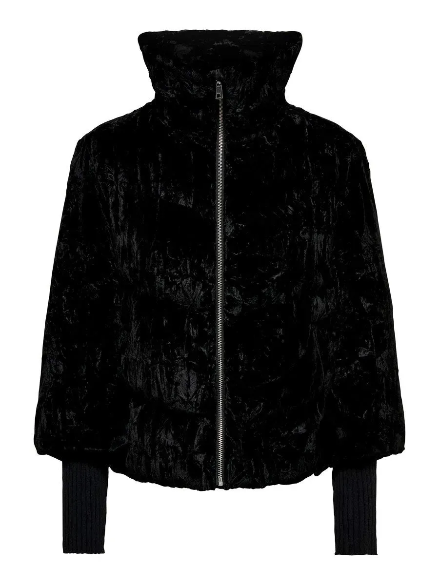 Only Onlmeg Velvet Giacca Donna Velluto Nero