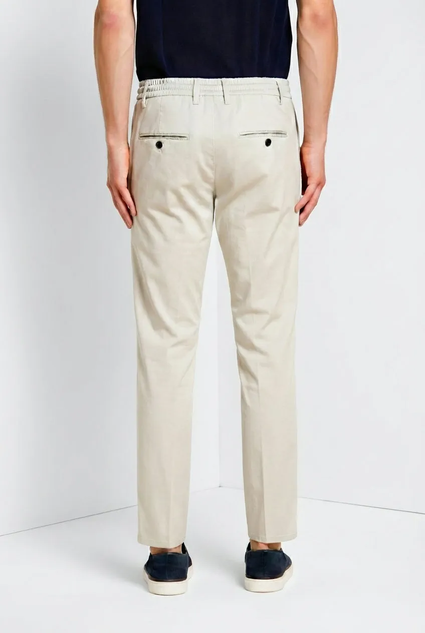 Mason's Milano Jogger Travel chino uomo grigio perla extra slim