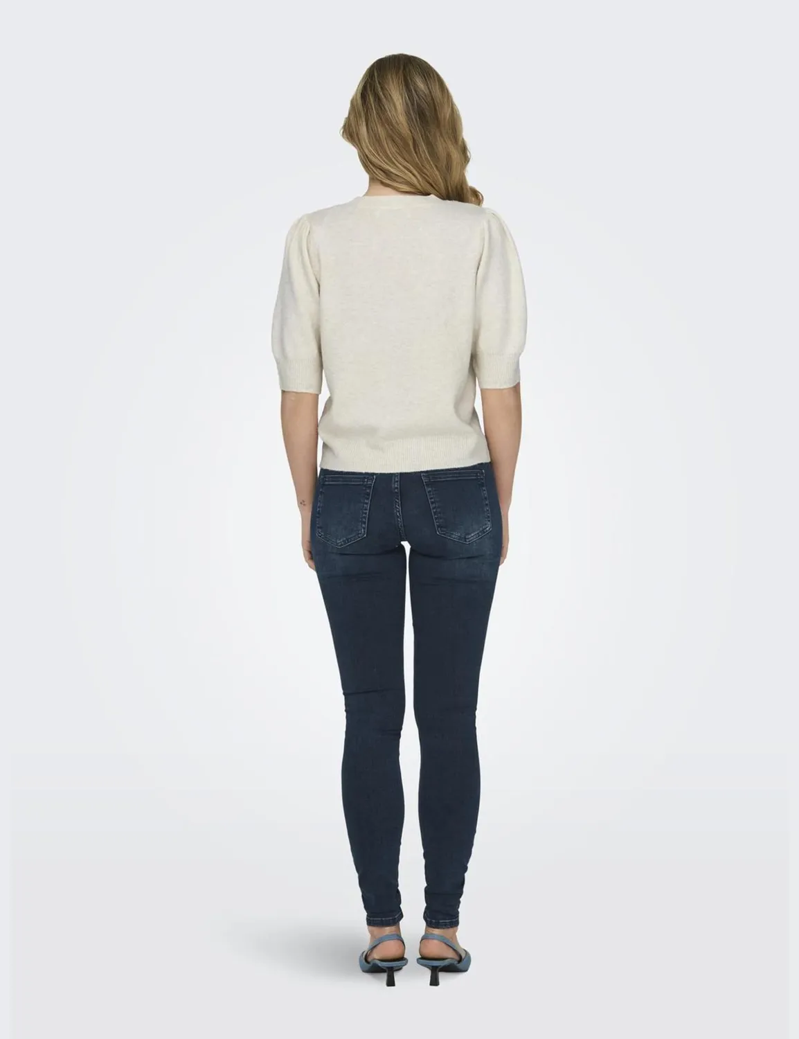 ONLY ONLRICA maglione donna melange manica lunga