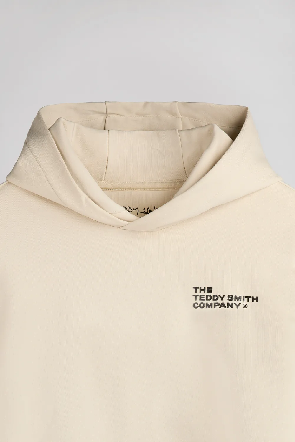 Teddy Smith S-Company Hoody felpa crema ragazzo