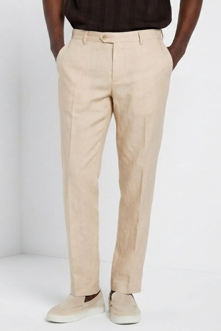 Mason's New York chino uomo beige chiaro lino regular