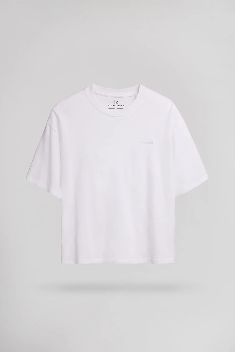 Teddy Smith T-Carla MC T-shirt Donna Bianca Corta