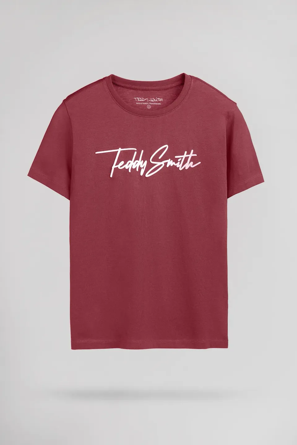 Teddy Smith T-Evan JR t-shirt lampone ragazzo