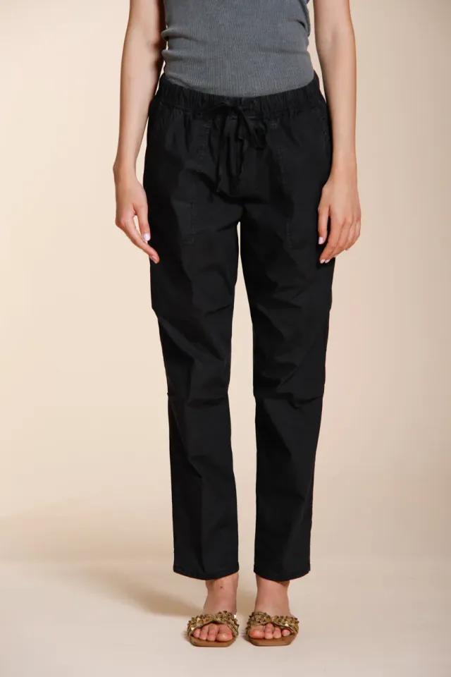 Mason's Fatique Jogger cargo donna nero relaxed