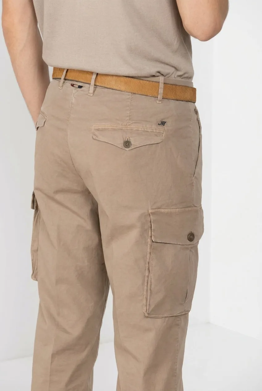 Mason's Boston pantalone cargo uomo kaki relaxed