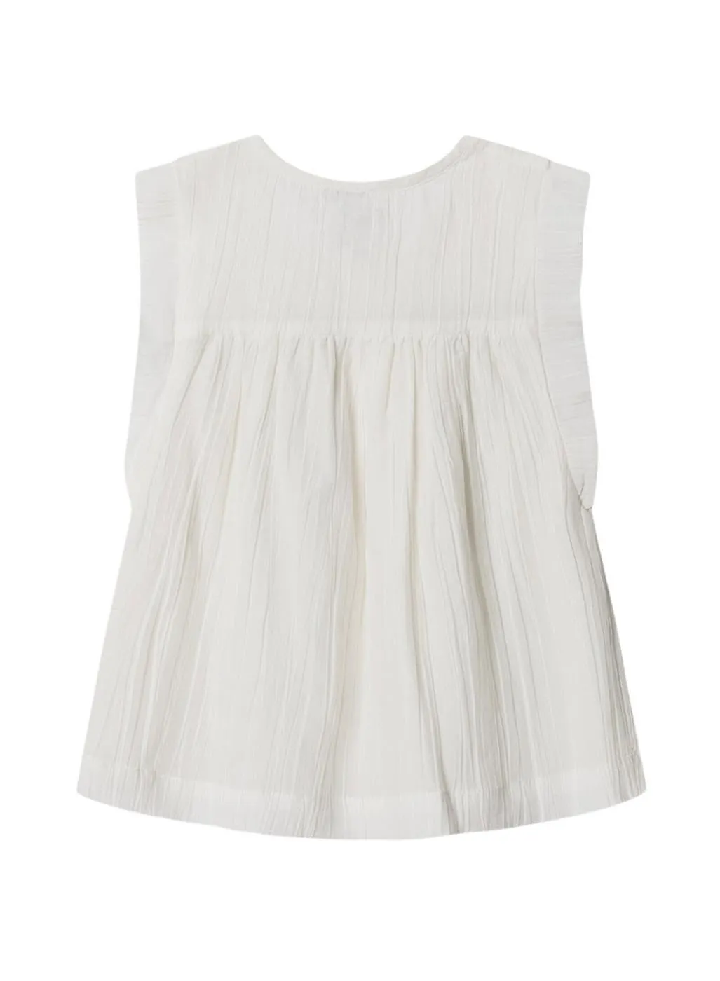 Pepe Jeans Hetty Blusa Bambina 10 Anni Bianco Ricamata