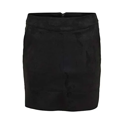 Only Onljulie Fauxsuede Skirt Otw Gonna Donna Nera