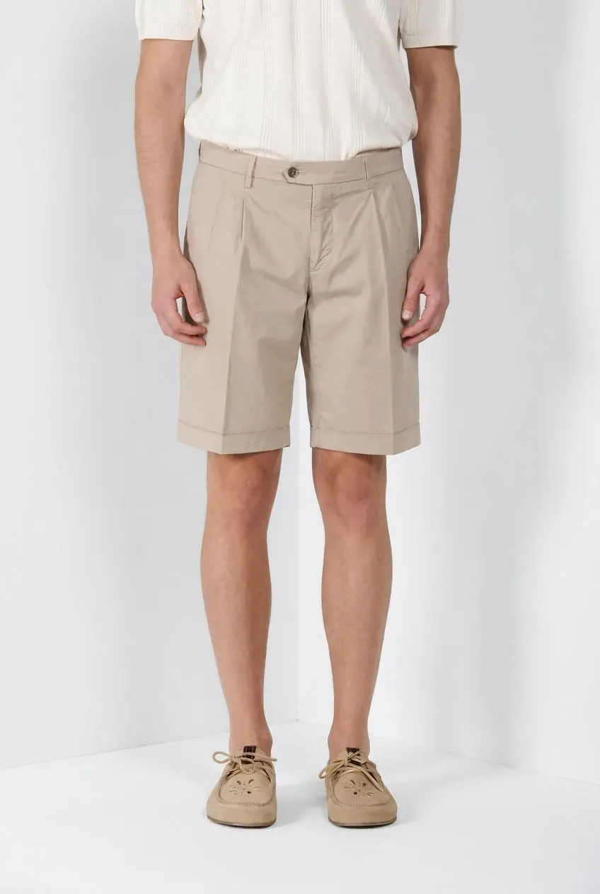 Mason's New York 2 Pinces bermuda uomo beige chiaro
