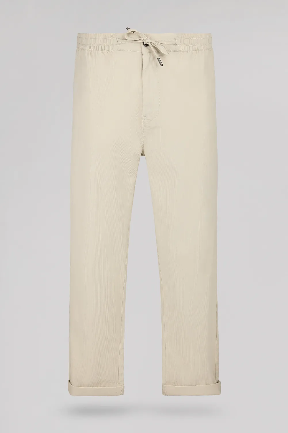 Teddy Smith Pywan 17 Pantalone Uomo Greige Seersucker