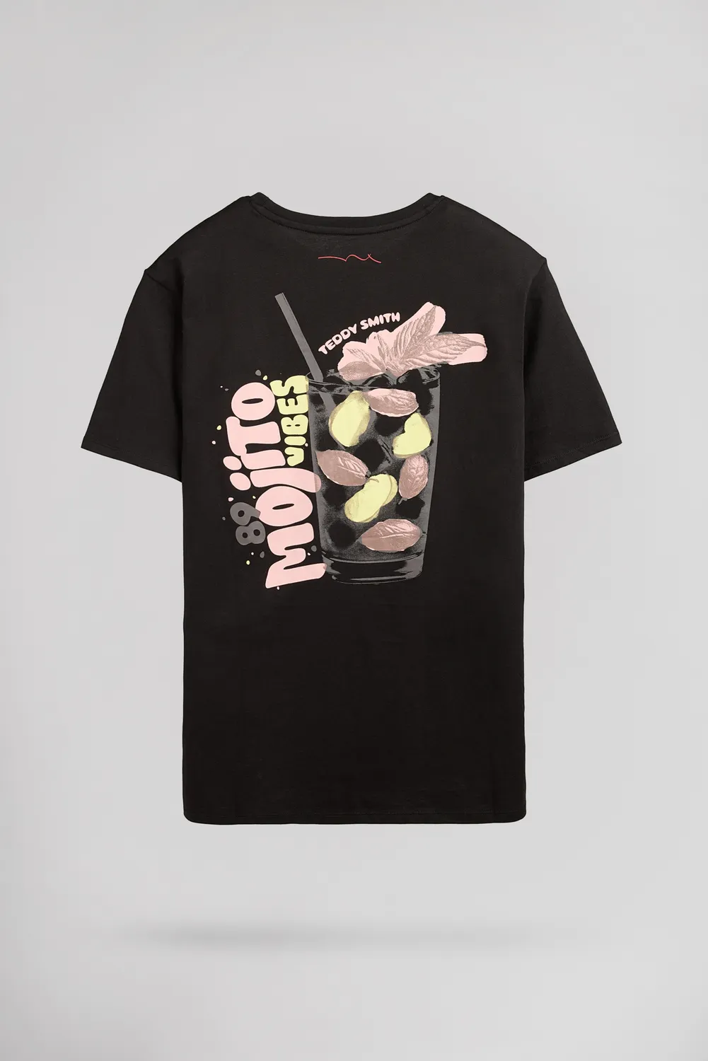 Teddy Smith T-Mojito MC Charbon t-shirt uomo cotone
