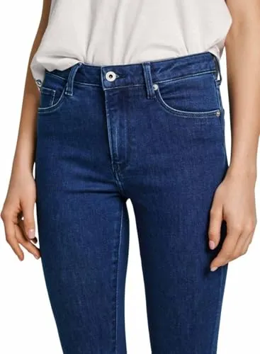 Pepe Jeans Vita Regular Jeans Donna 24W/30L Indaco Skinny