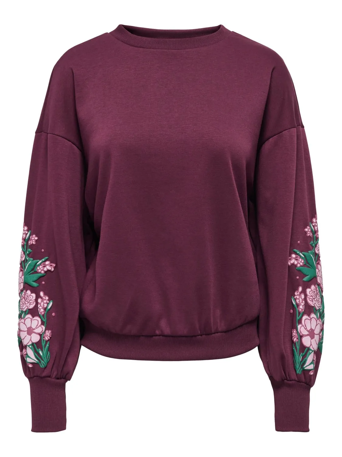 ONLY Onlbrooke felpa girocollo donna bracken fiori