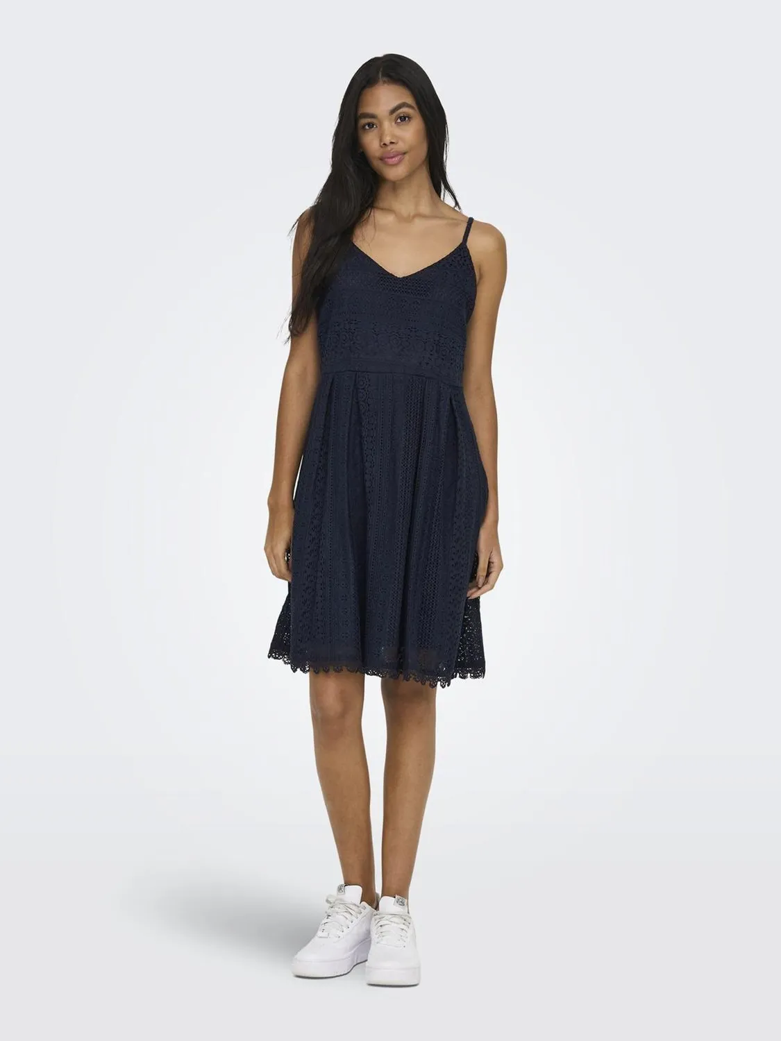 ONLY OnlHelena vestito corto donna 42 rosa tessuto leggero