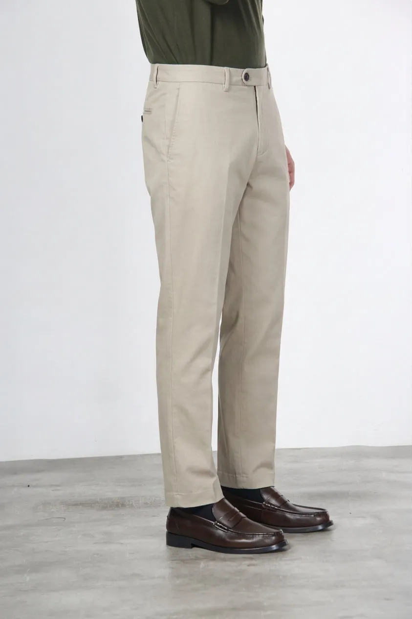 Mason's Paris pantalone chino uomo ghiaccio carrot fit