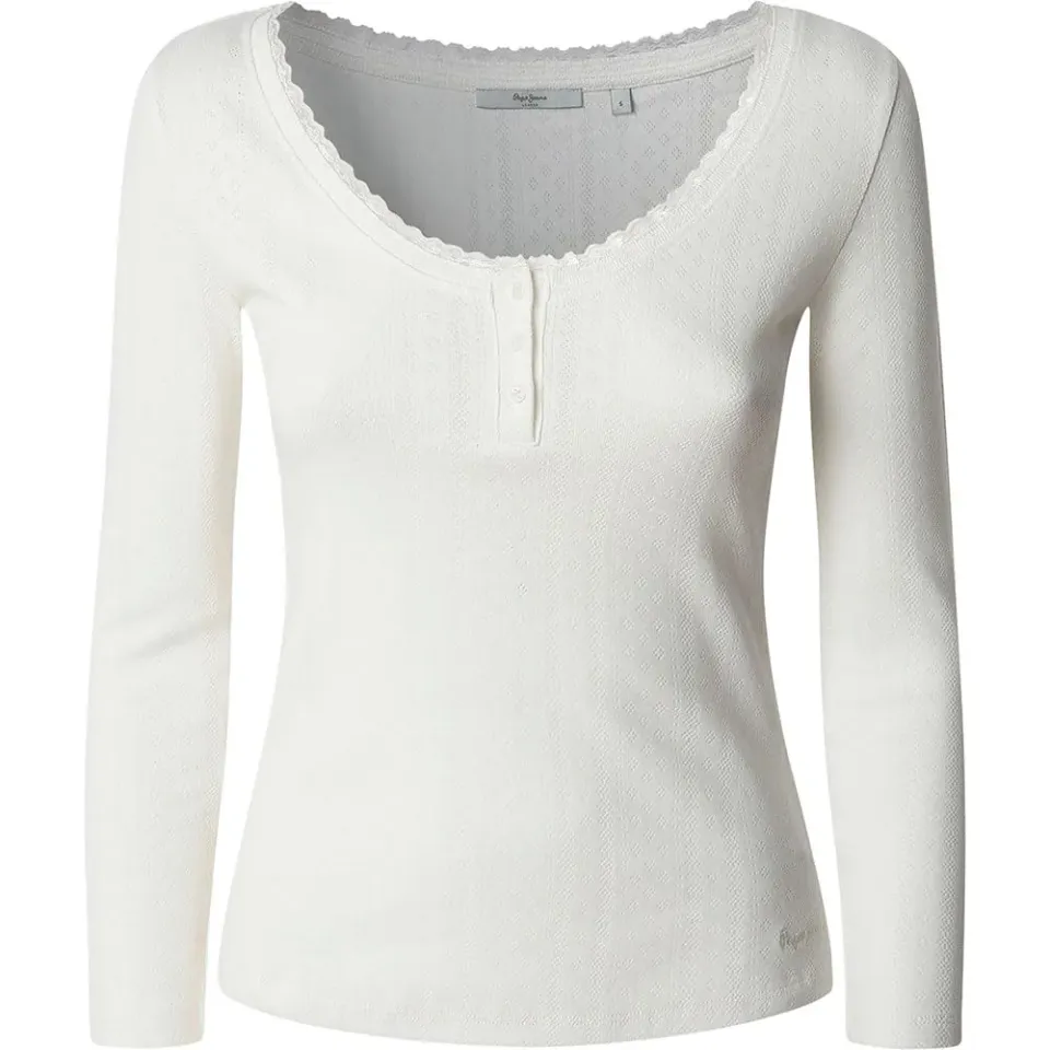Pepe Jeans Ramy T-Shirt Donna M Manica Lunga Cotone
