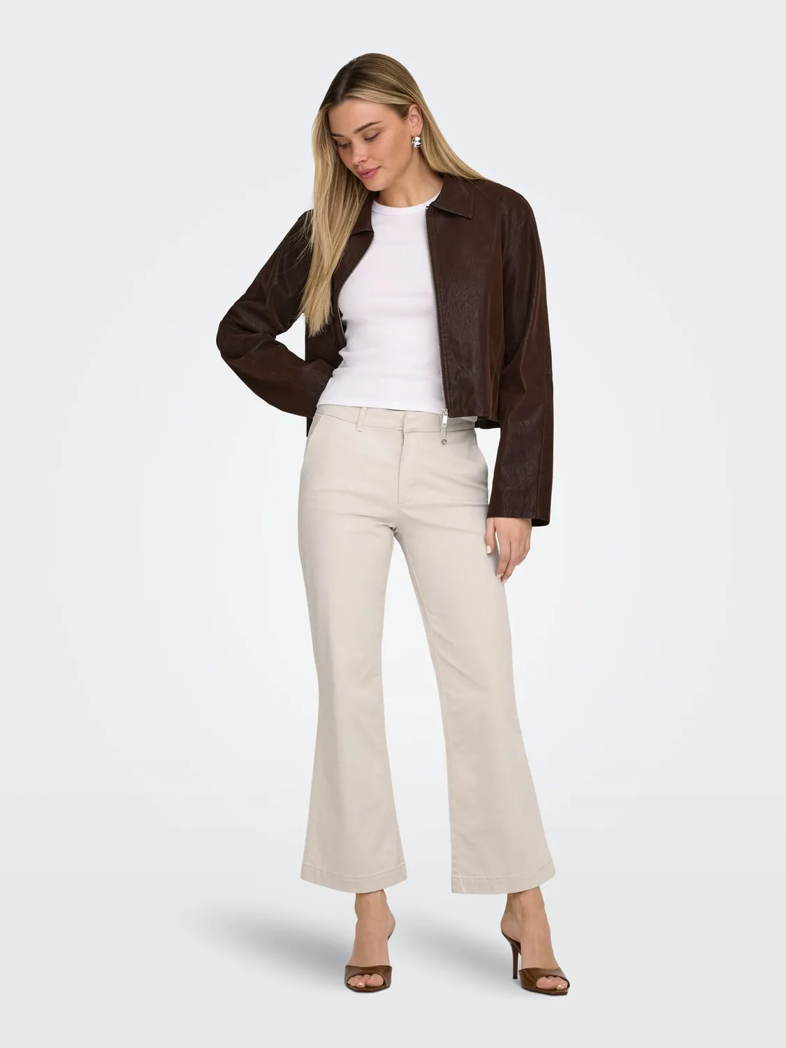 ONLY Onlstella Kick Flared pantaloni nero