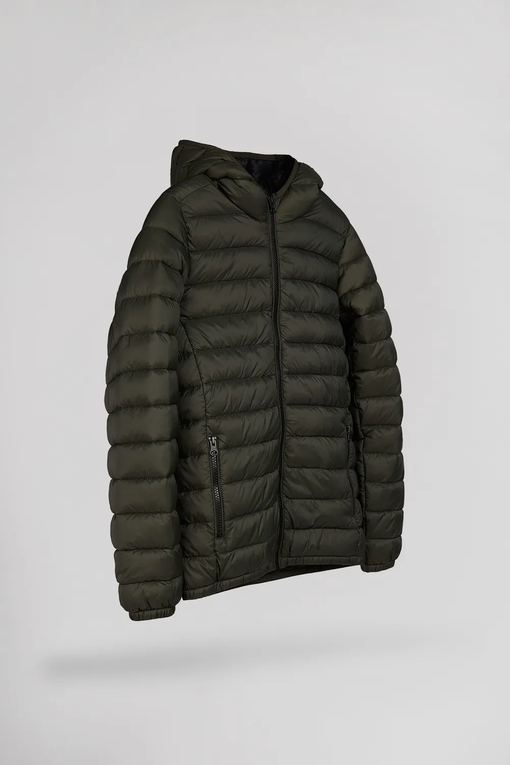 Teddy Smith Blighter Jr piumino deep kaki bambino cappuccio