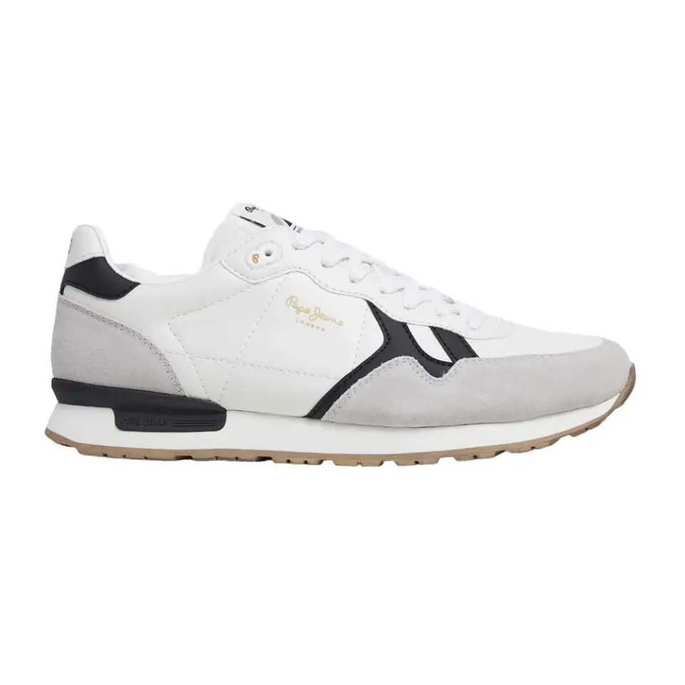 Pepe Jeans Brit Supra sneakers uomo 43 EU pelle bianca