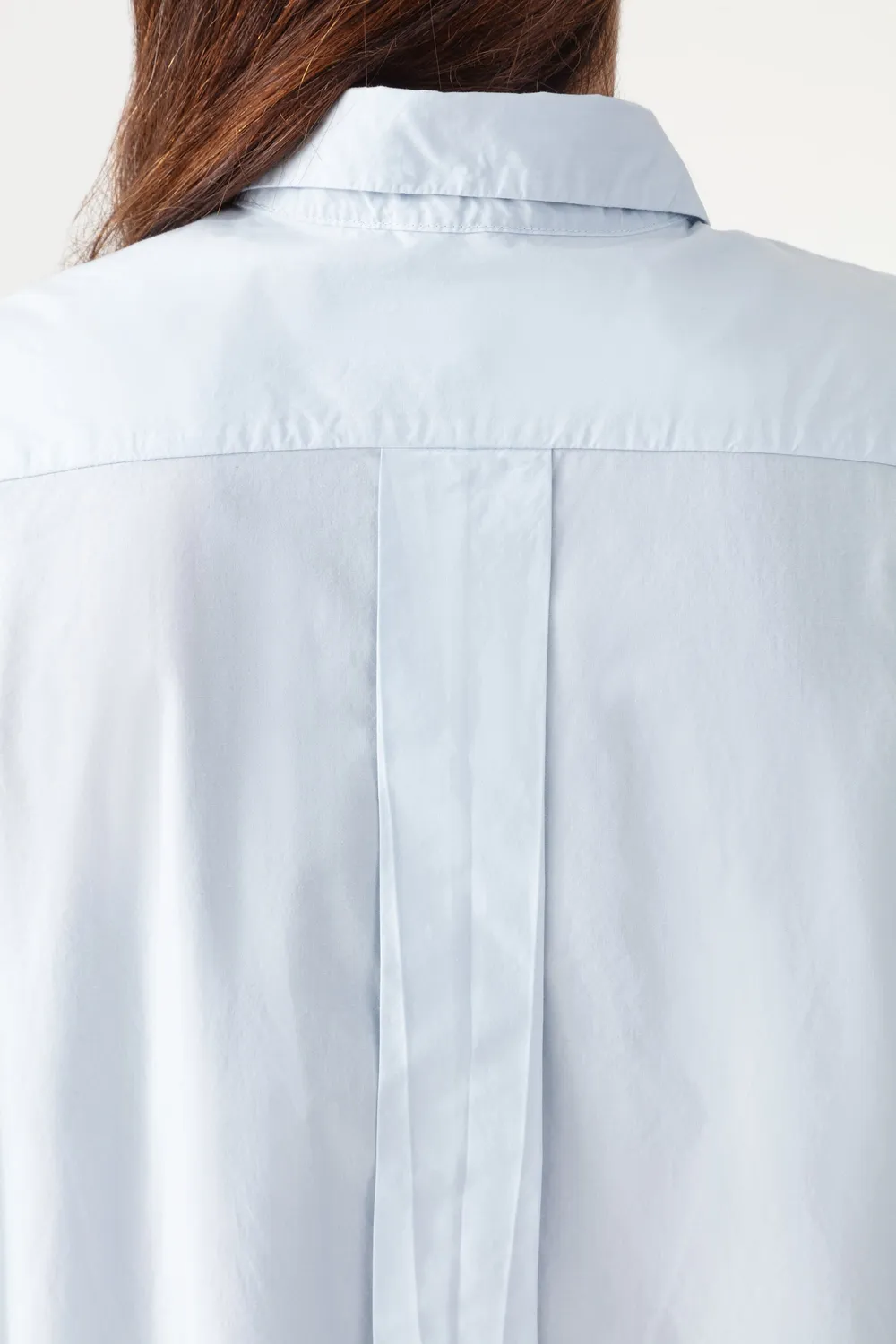 acquaverde White Shirt camicia popeline sky blue