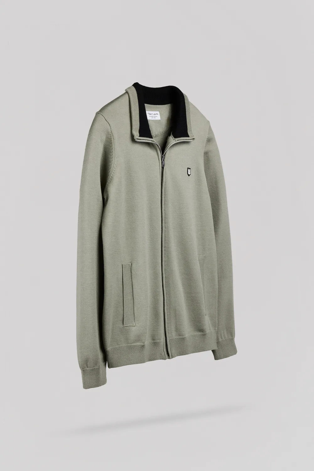 Teddy Smith G-Martyn Gilet Uomo Bleach Kaki Zip
