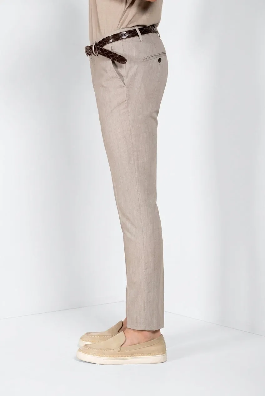 Mason's Milano pantalone chino beige chiaro extra slim