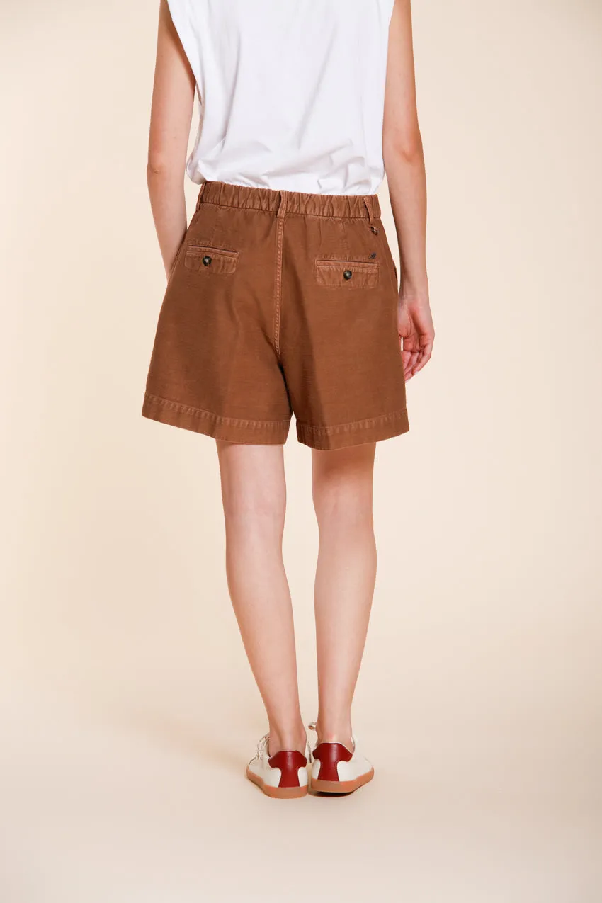 Mason's Dallas bermuda cargo donna marrone relaxed