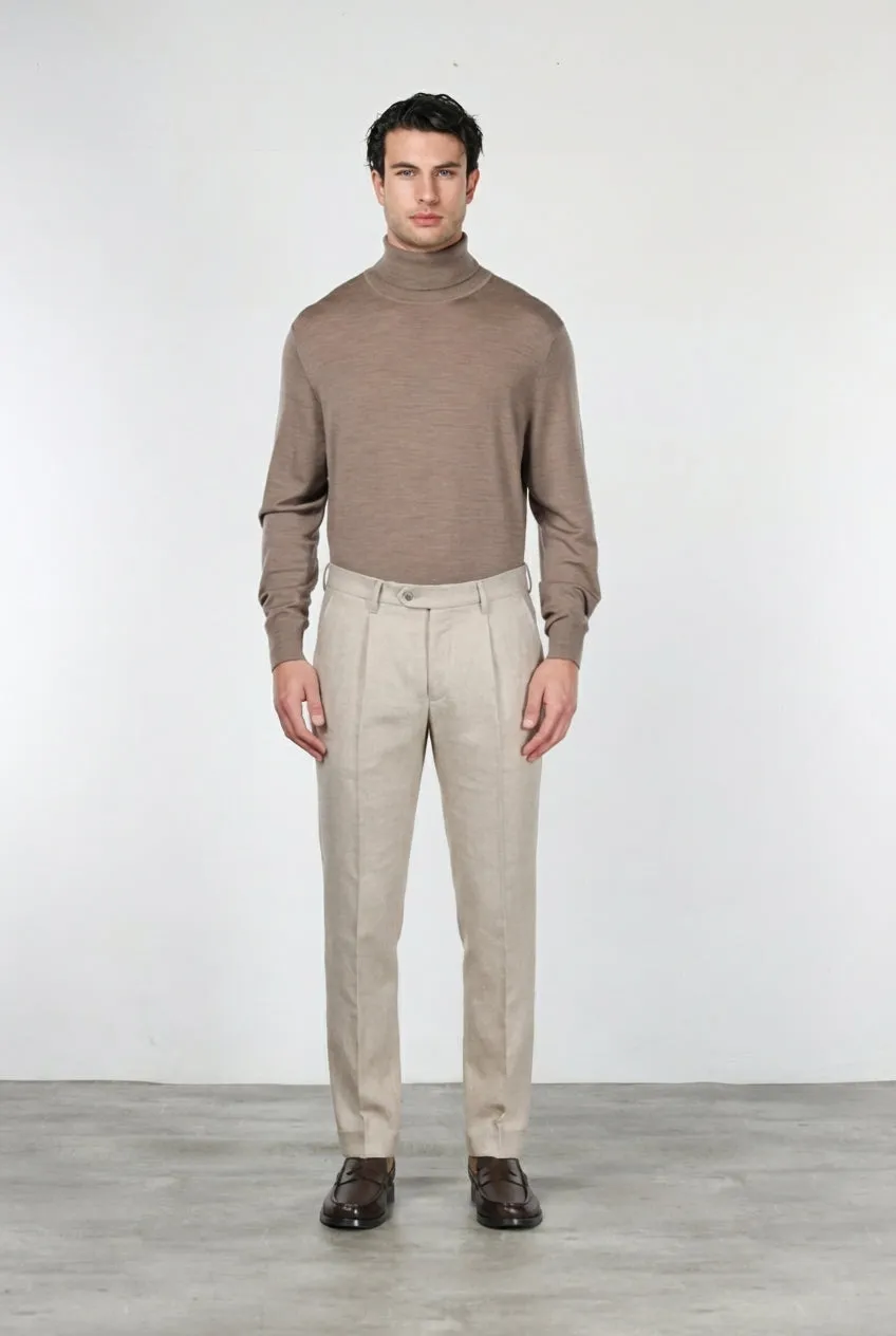 Mason's Torino City pantalone chino uomo beige slim fit