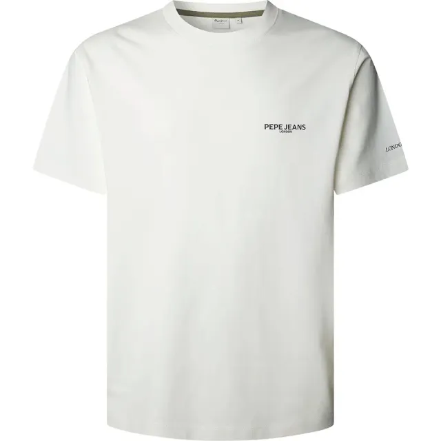 Pepe Jeans Terry Tee T-Shirt Uomo M Bianca Cotone