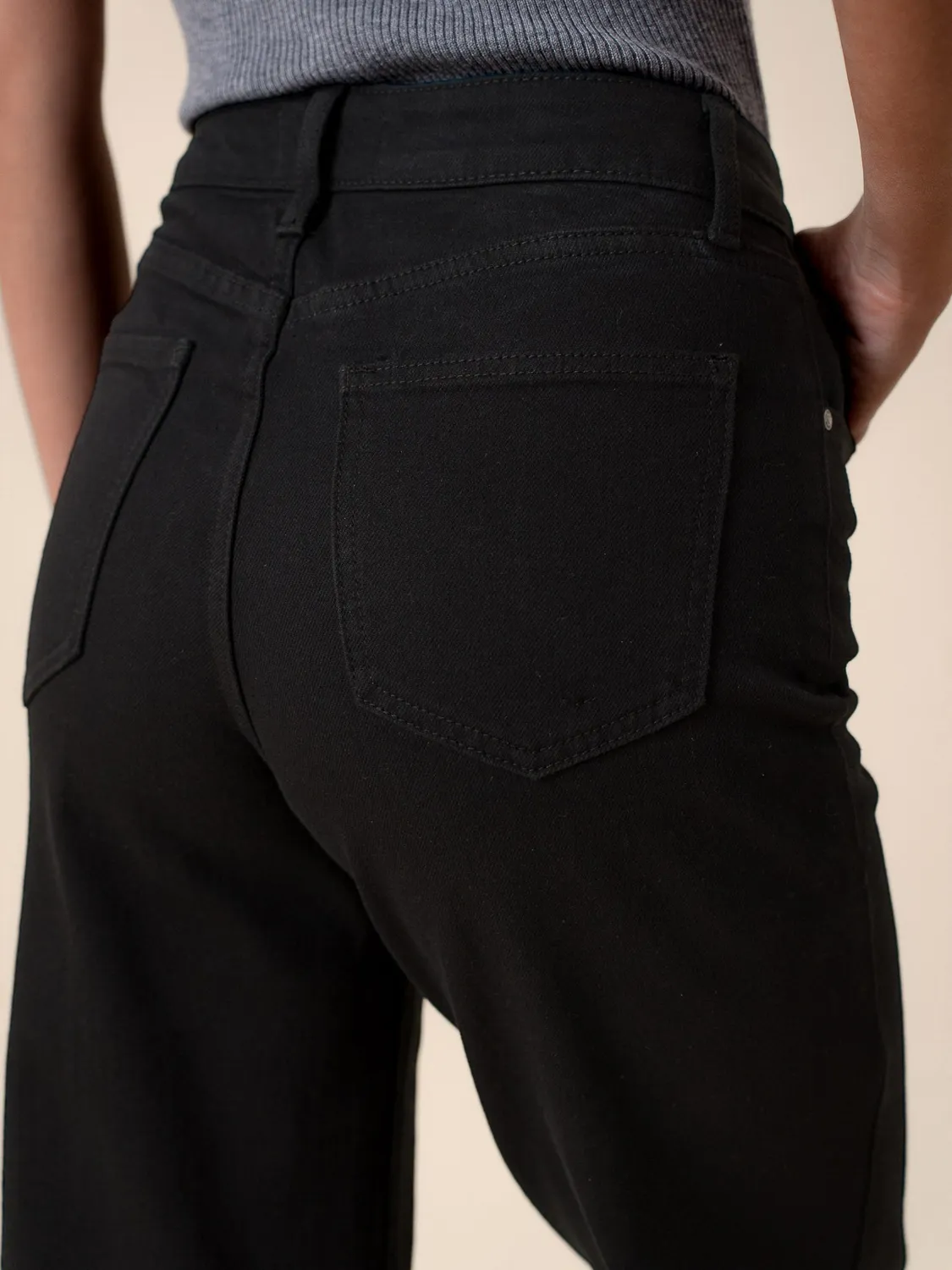 Oraije Vienna jeans wide nero