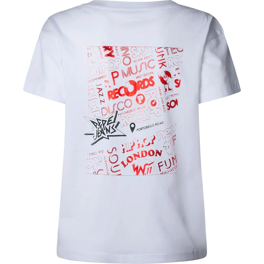 Pepe Jeans Berila t-shirt donna maniche corte blu