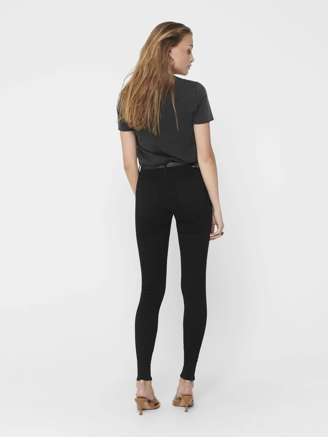 Only OnlRoyal Reg Jeans 101 skinny donna M/30L neri