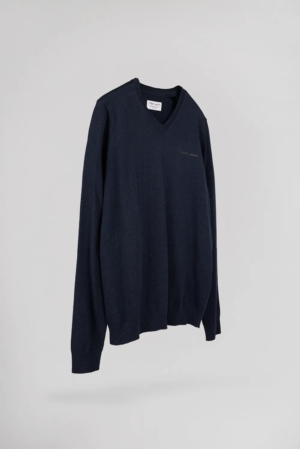 Teddy Smith Pulser 4 Pullover Uomo Total Navy Chiné