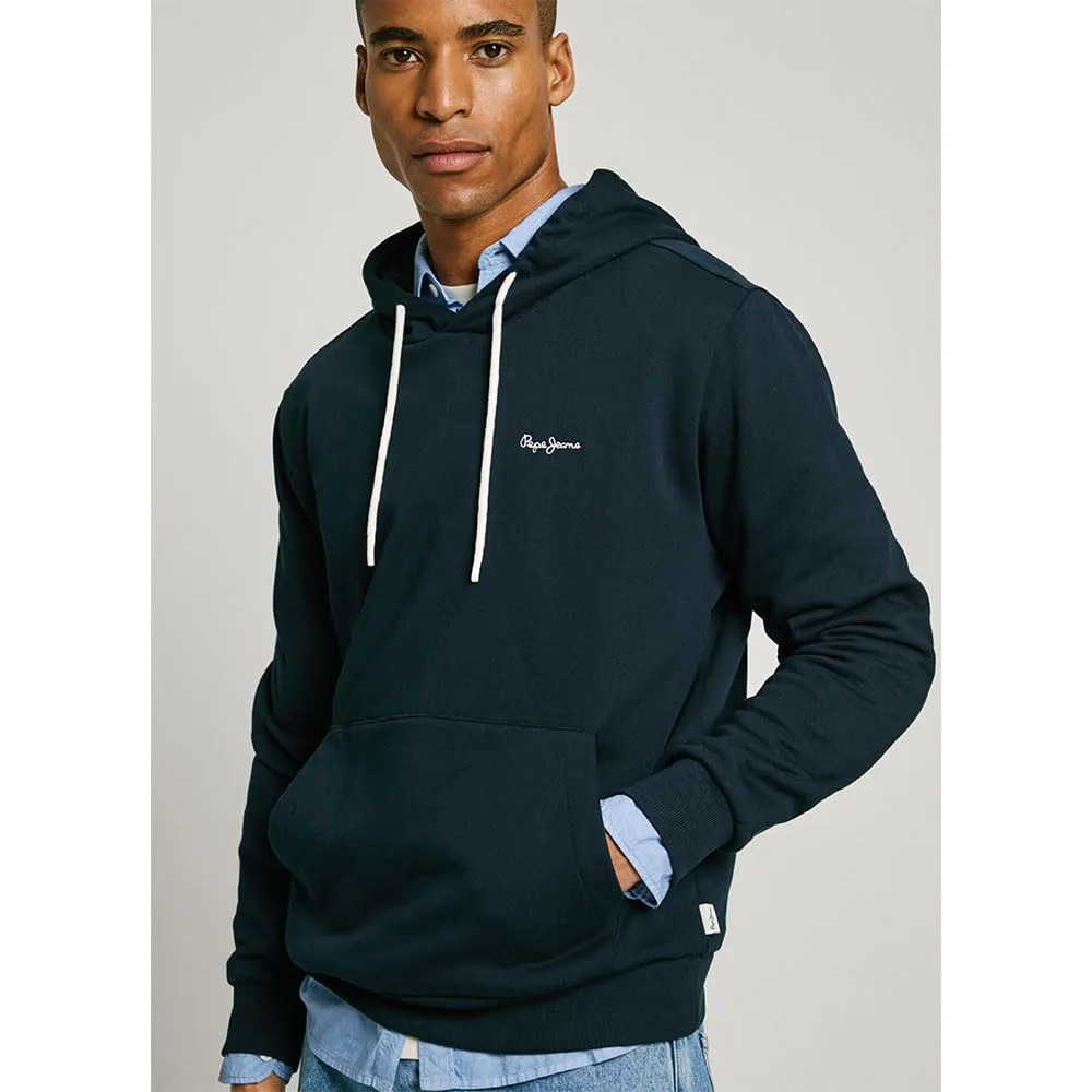Pepe Jeans Essential Hoodie Felpa Uomo con Cappuccio Spazzolata