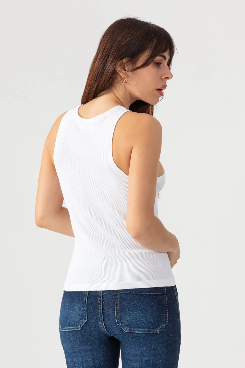 acquaverde Premium canotta cotone bianca
