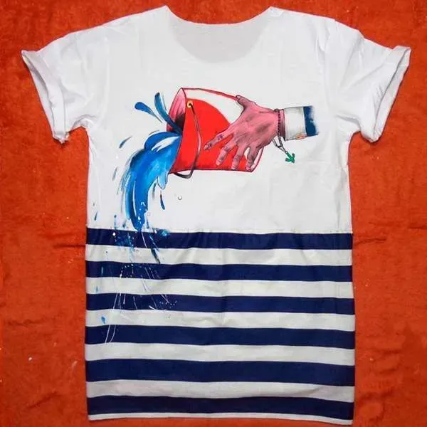 Never Say Never t-shirt secchiata Marinaio