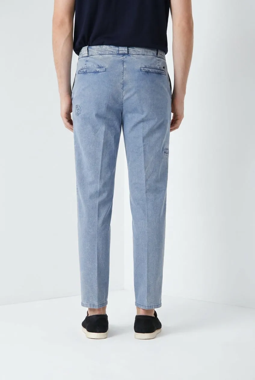 Mason's Madison M74 chino uomo indaco carrot