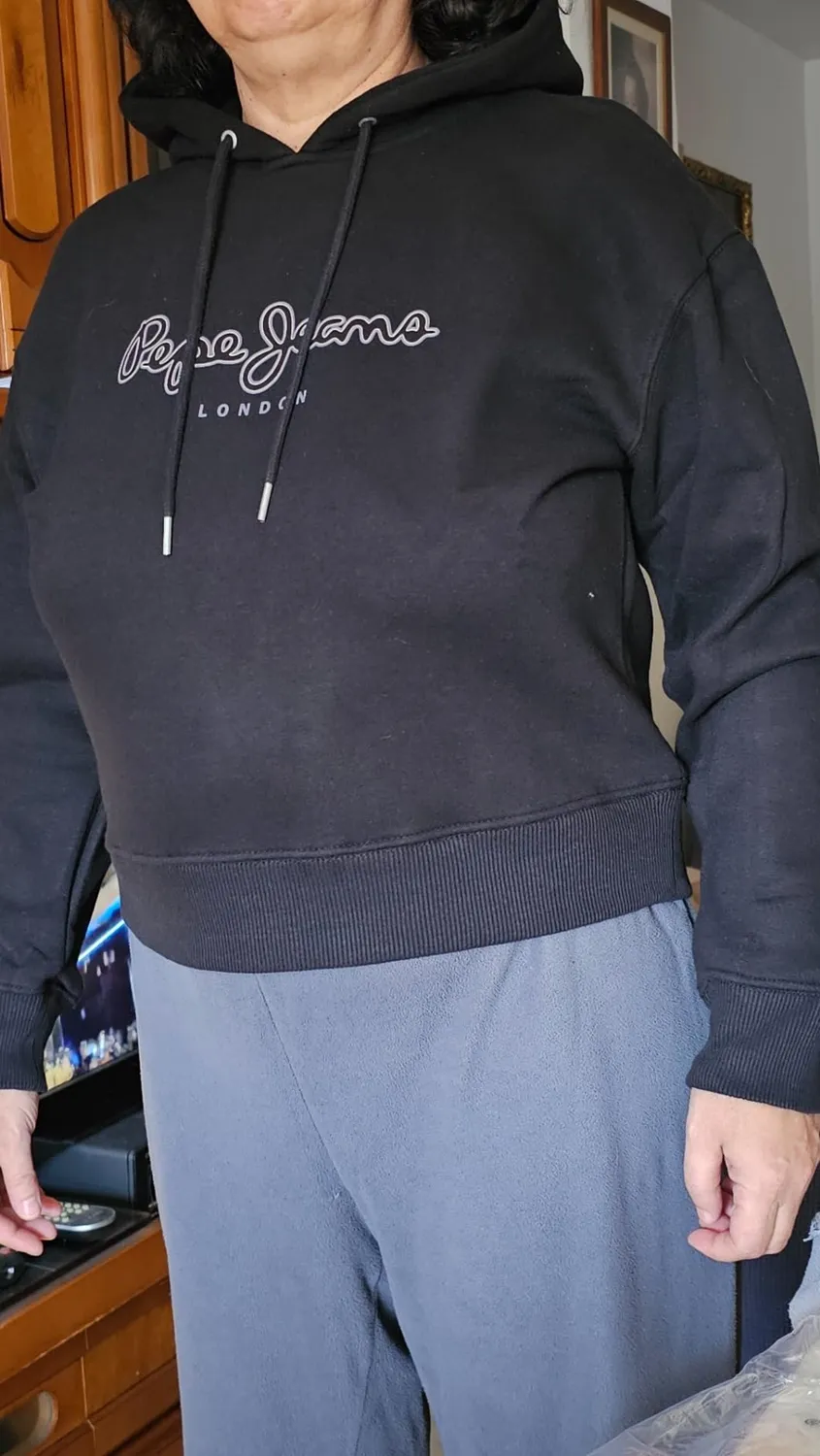 Pepe Jeans Frida Hoodie Felpa Donna con Cappuccio Pacco da 1