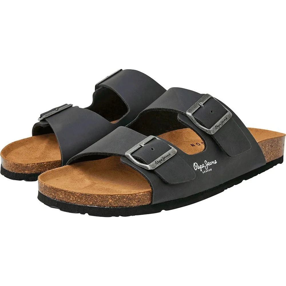 Pepe Jeans Double Kansas sandali uomo marrone sughero
