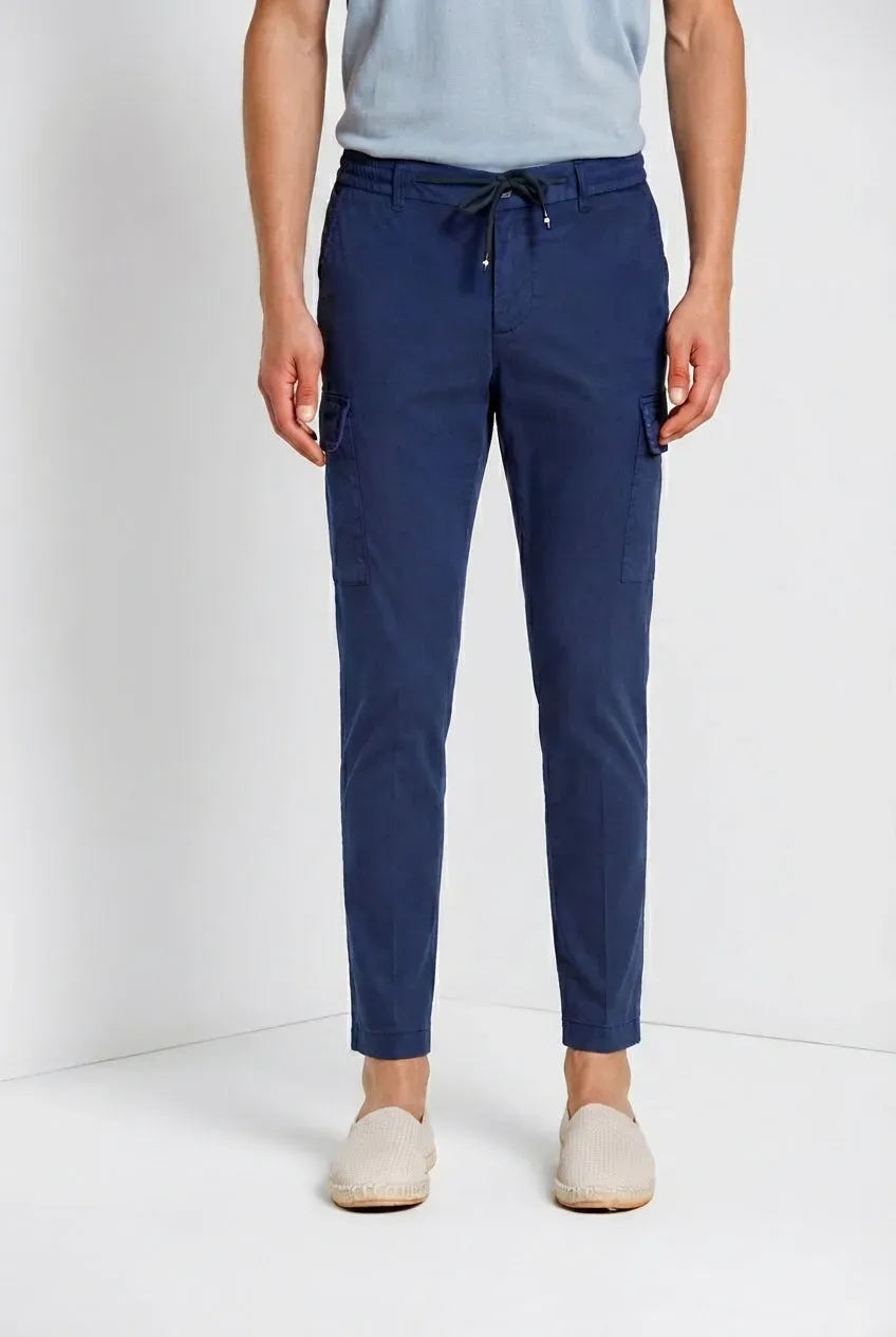 Mason's Chile Jogger cargo uomo blu royal extra slim