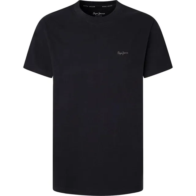 Pepe Jeans Connor t-shirt uomo nero cotone logo